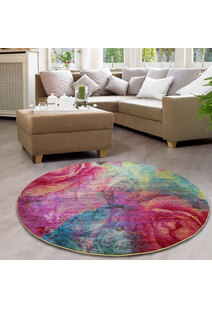 Ellen Modern Rose Flower Rug