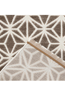 Fabian Geometric Beige Rug