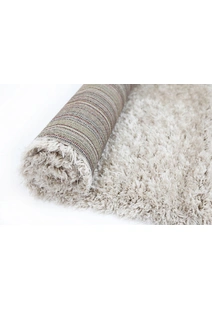 Flavia Plain Cream Shaggy Rug