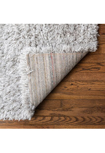 Frida Plain Grey Thick Shaggy Rug