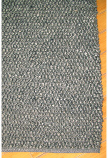 Faris Grey Hand Loomed Wool Rug