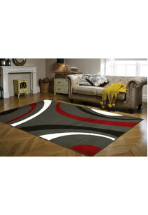 Gil Grey Modern Abstract Rug