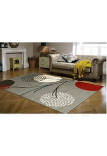 Gil Modern Grey Abstract Rug