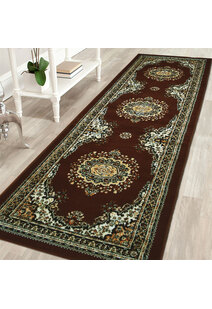 Gil Classic Brown Medallion Rug