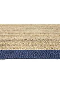 Harrold Navy Border Jute Rug