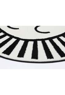 Hello Round Lion Face Kids Rug