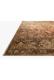 Heriz Floral Transitional Rug