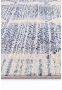 Inti Moroccan Blue Geometric Rug