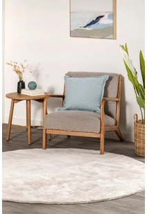 Jones Washable Rug JONPLA-WHI