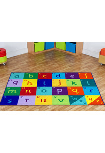 Kids Alphabet Coloured Rug