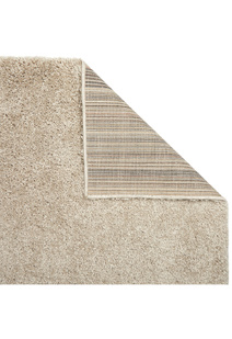 Lara Plain Beige Shaggy Rug