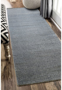 Leo Modern Thick Plain Grey Rug