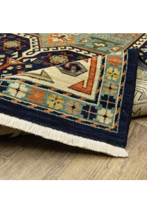 Leah Classic Medallion Wool Rug