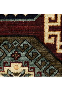 Leah Classic Geometric Wool Rug