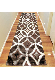 Logan Modern Brown Shaggy Rug