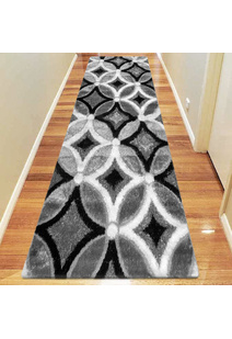 Logan Modern Grey Shaggy Rug