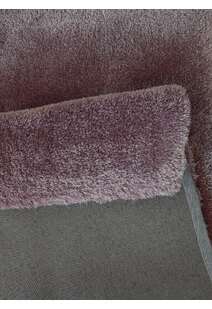 Luxe Plain Lilac Shaggy Rug