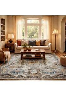 Lukas Traditional Medallion Rug