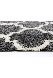 Lusso Moroccan Trellis Shaggy Rug