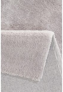 Levis Plain Grey Thick Shaggy Rug