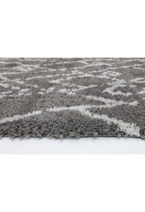 Maya Grey Moroccan Tribal Rug