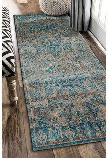 Melanie Blue Traditional Rug