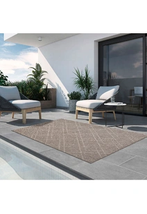 Mika Diamond Patio Rug MN5575-J