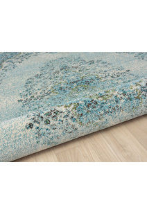 Messi Aqua Classic Overdyed Rug