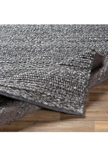 Mel Grey Braided Wool Rug