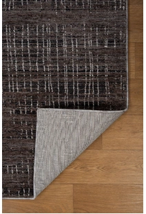 Nadia Brown Striped Rug NAD751-D
