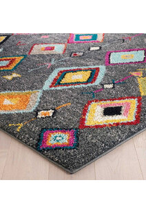 Nordic Moroccan Diamond Rug