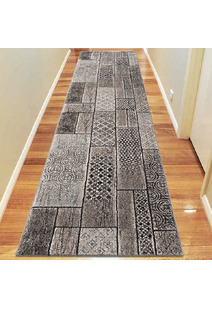 Orel Brown Wood Panel Rug