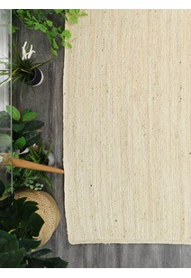 Oscar Bleach Handwoven Jute Rug