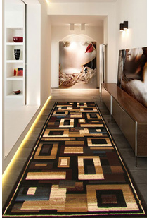 Panama Square Pattern Rug