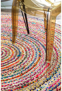 Polly Hand Braided Round Rug