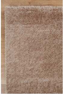 Palace Plain Beige Shaggy Rug