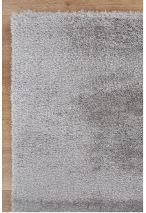 Palace Plain Light Grey Shaggy Rug