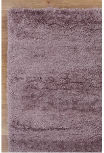 Palace Plain Purple Shaggy Rug