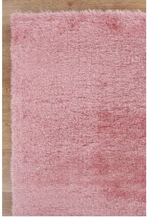 Palace Thick Plain Pink Shaggy Rug