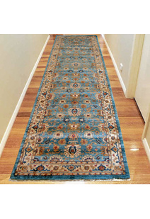 Parker Blue Traditional Floral Rug