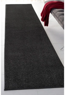 Plush Plain Black Rug PLUSH-BLA