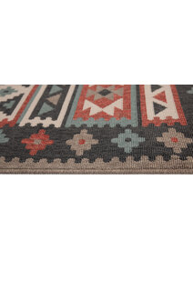 Pablo Geometric Flatweave Rug