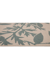 Pablo Leaf Pattern Flatweave Rug