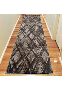 Sade Brown Trellis Pattern Rug