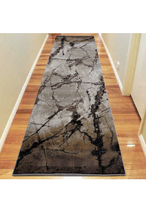 Sade Brown Marble Pattern Rug