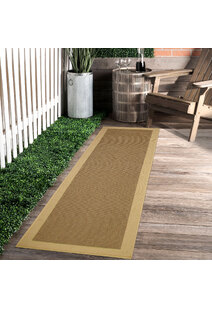 Sama Indoor Outdoor Border Rug
