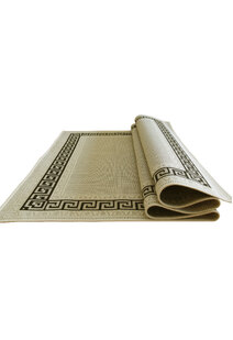 Storm Flatweave Greek Key Rug