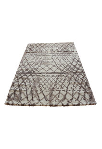 Saffron Tan Moroccan Shaggy Rug