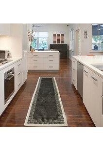 Storm Black Indoor Oudoor Rug
