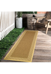 Sama Flatweave Border Rug